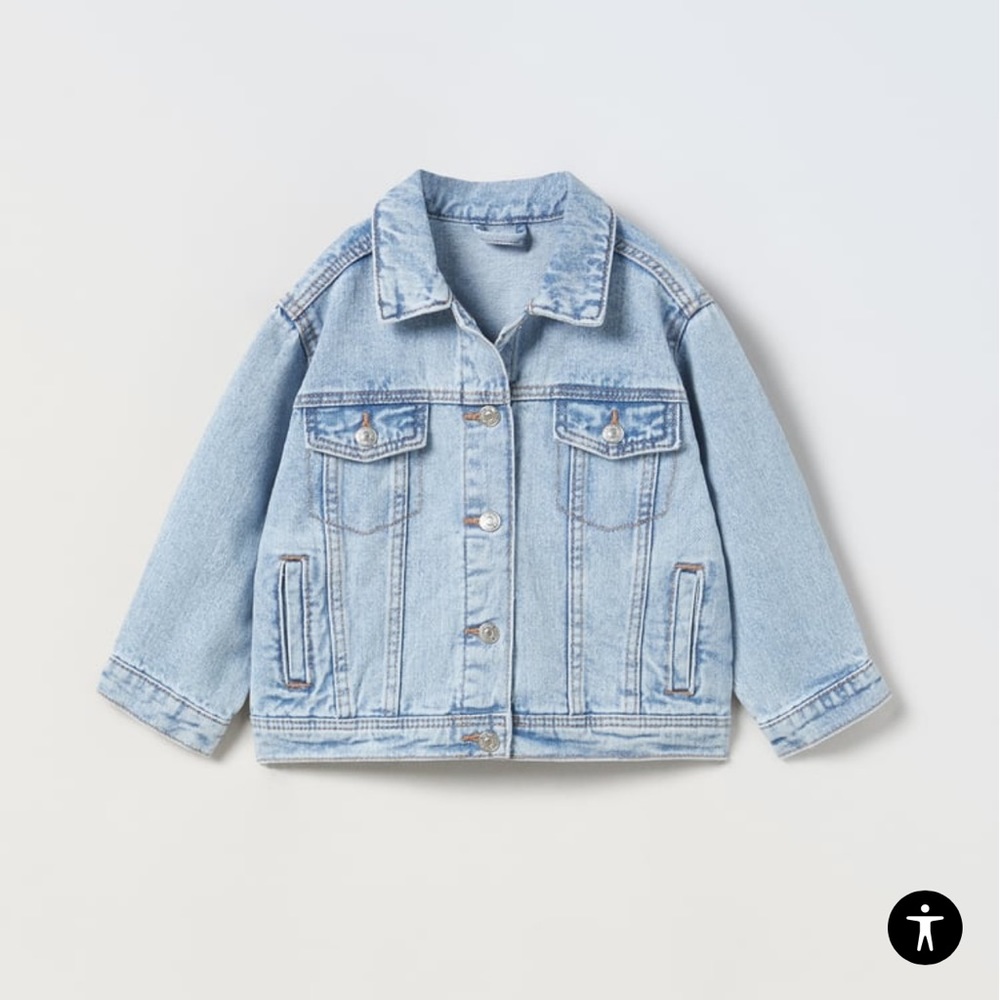 Brand New Zara Denim Jacket Size 12-18 month